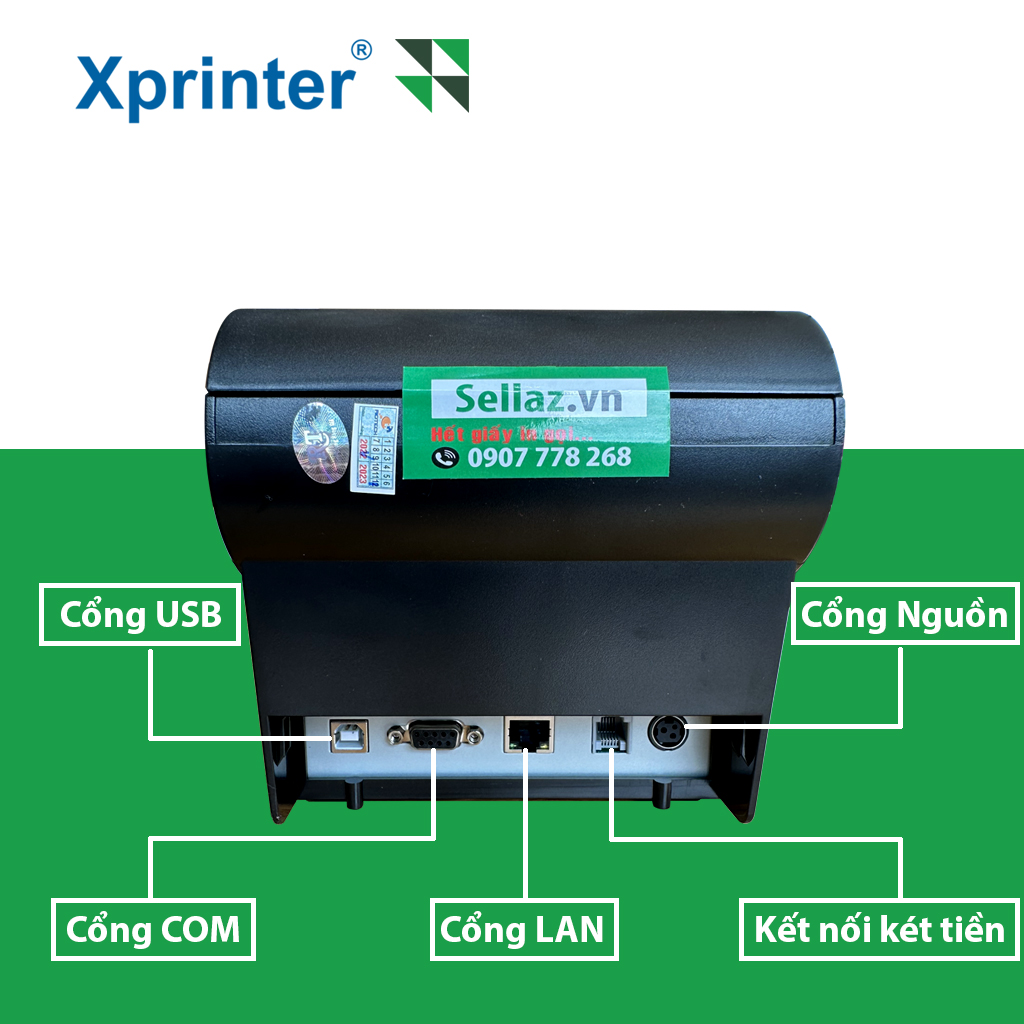 may in bep xprinter xp q260 chi tiet