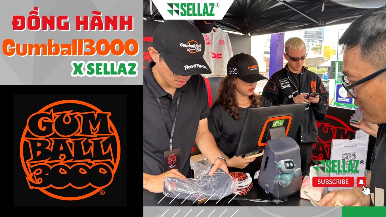 Sự kiện siêu xe quốc tế Gumball3000 kết hợp cùng Sellaz – nhà cung cấp máy POS bán hàng tại gian hàng chính thức