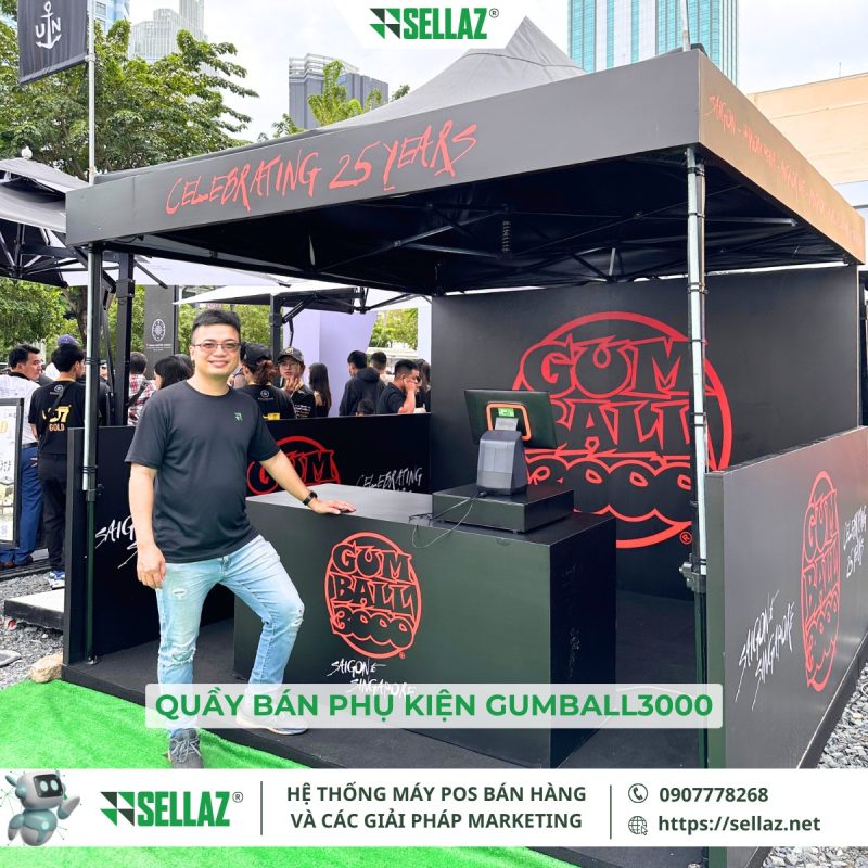 Thuê máy POS sự kiện siêu xe: Sellaz Đồng Hành Gumball3000 Sellaz kiểm tra máy POS trước giờ sự kiện Gumball3000 bắt đầu