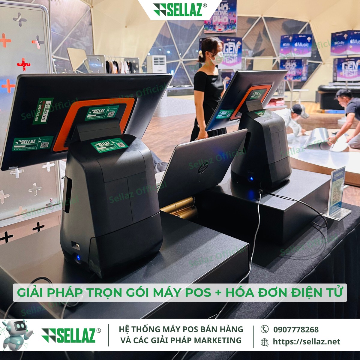 Từ 01/06/2025 bắt buộc dùng hóa đơn điện tử từ máy tính tiền Giải pháp trọn gói máy tính tiền và hóa đơn điện tử từ Sellaz
