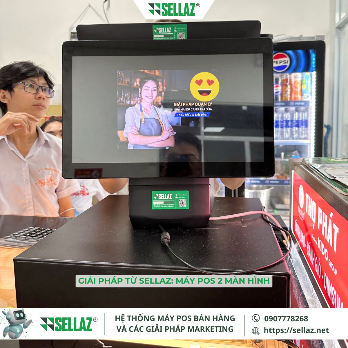 Hàng quán chỉ nhận 'tiền mặt': Mức phạt khá bất ngờ 2025 Giải pháp máy POS 2 màn hình cho nhà hàng, quán cafe, trà sữa